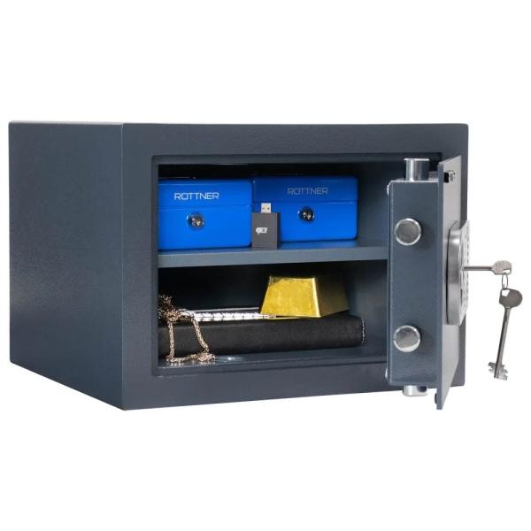 Rottner Wertschutzschrank EN0 Samoa 40 Doppelbartschloss anthrazit T04849